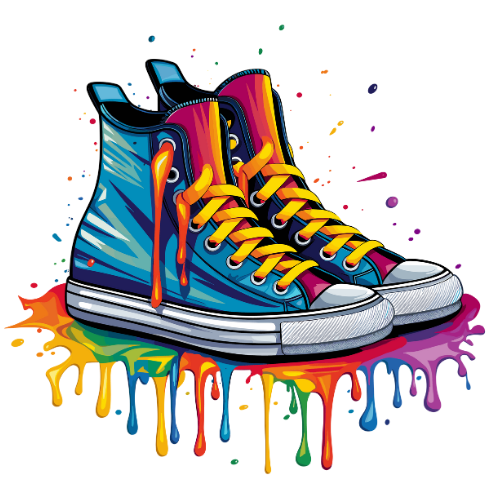 Rainbow Shoes